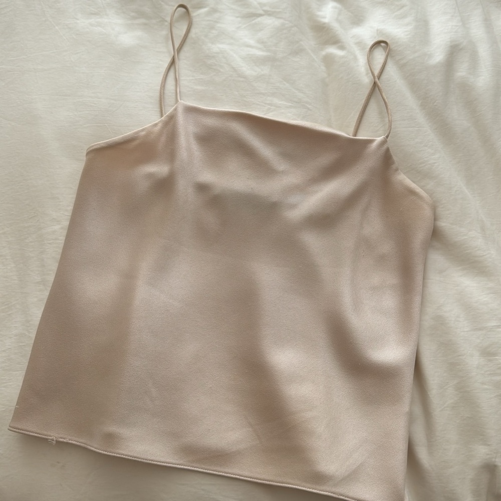 Alice + Olivia Harmon Silk Slip Tank